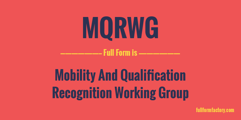 mqrwg-full-form