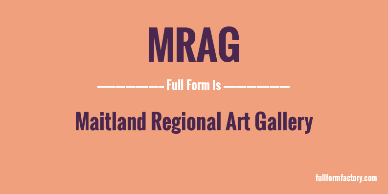 mrag-full-form