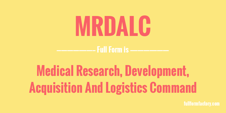 mrdalc-full-form