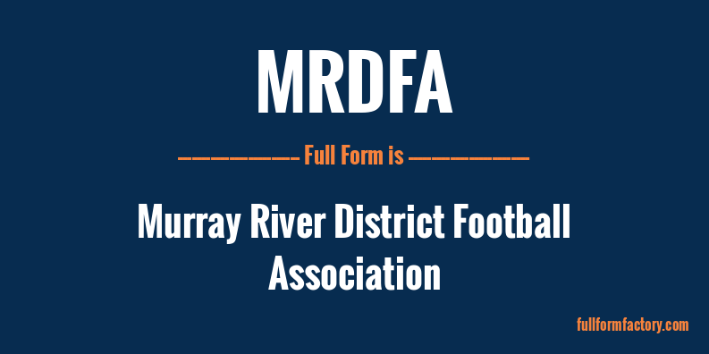 mrdfa-full-form