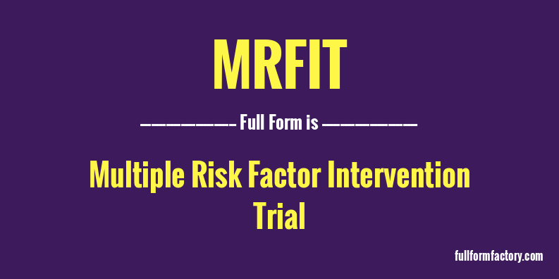 mrfit-full-form