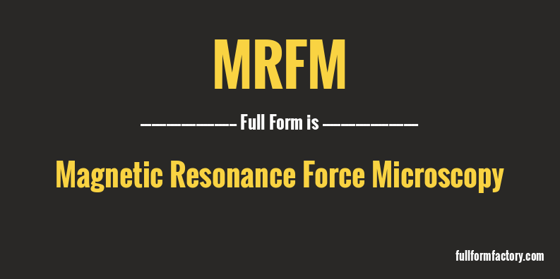 mrfm-full-form