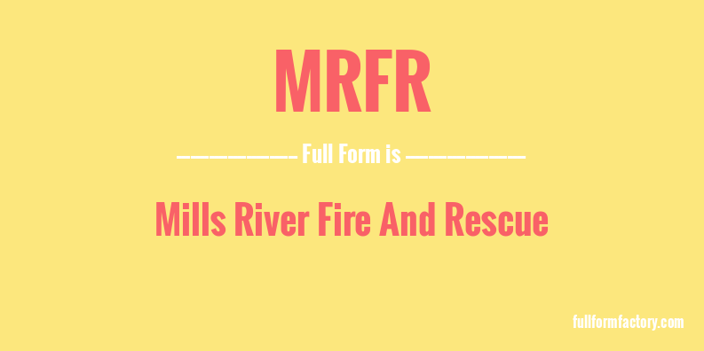 mrfr-full-form