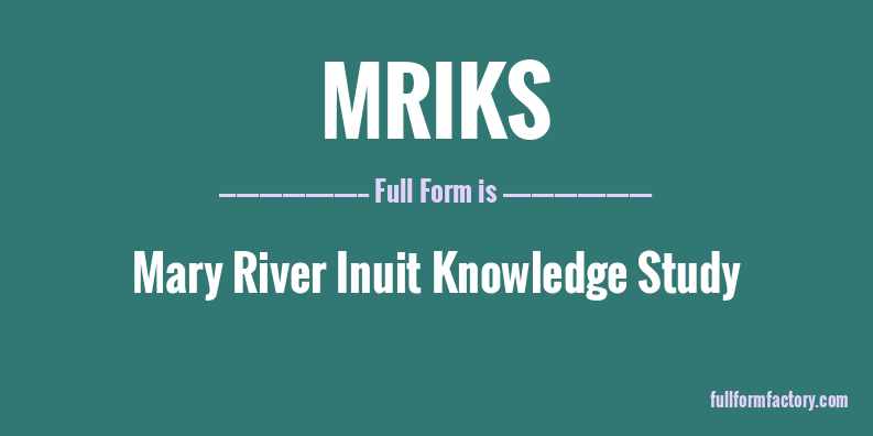 mriks-full-form