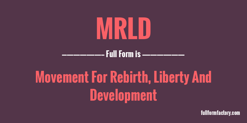 mrld-full-form