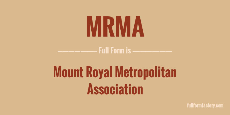 mrma-full-form