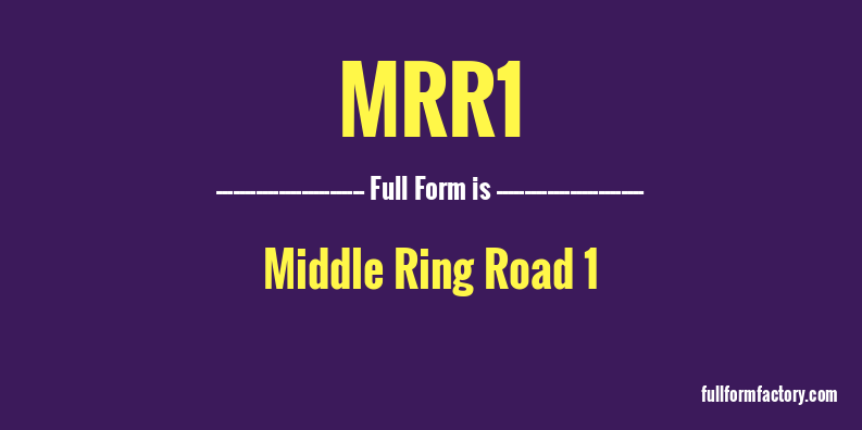 mrr1-full-form