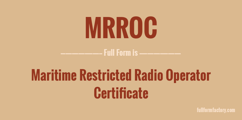 mrroc-full-form