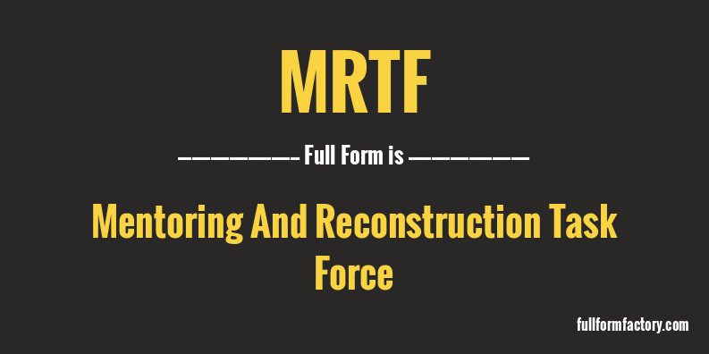mrtf-full-form