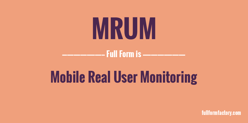 mrum-full-form
