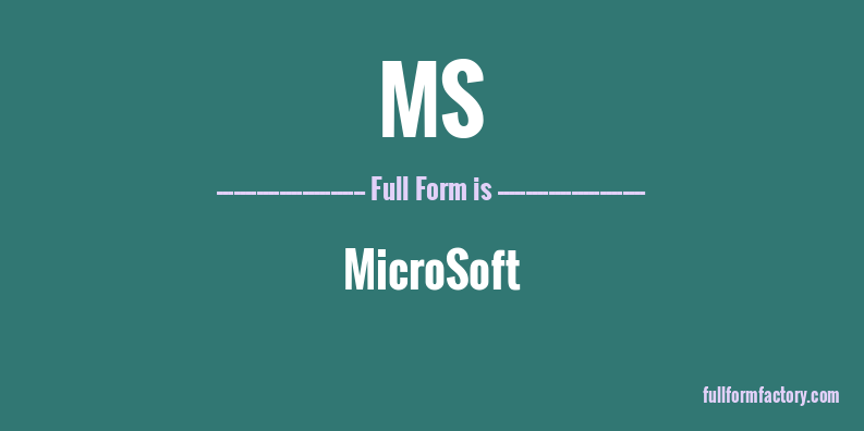 ms-full-form