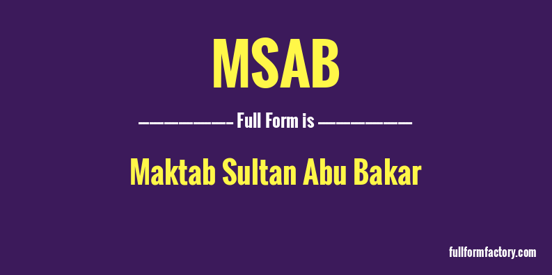 msab-full-form