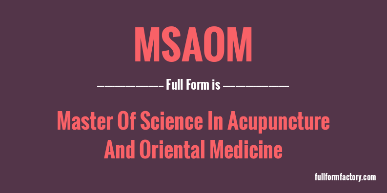 msaom-full-form