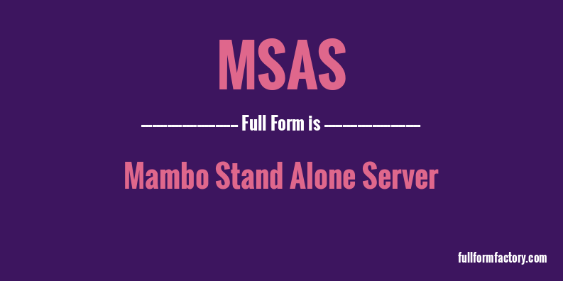 msas-full-form
