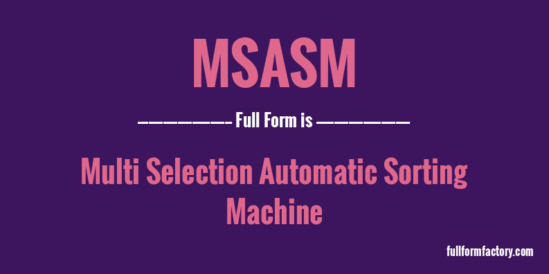 msasm-full-form