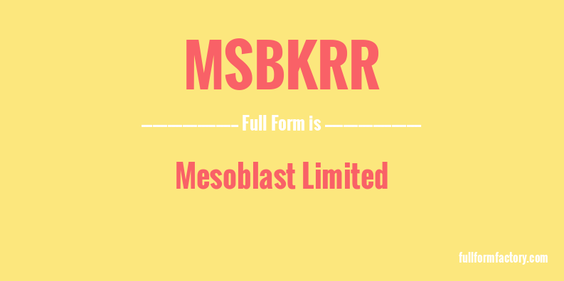 msbkrr-full-form