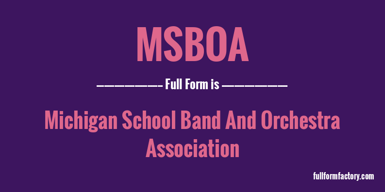 msboa-full-form