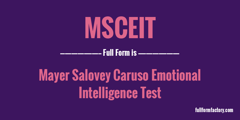 msceit-full-form