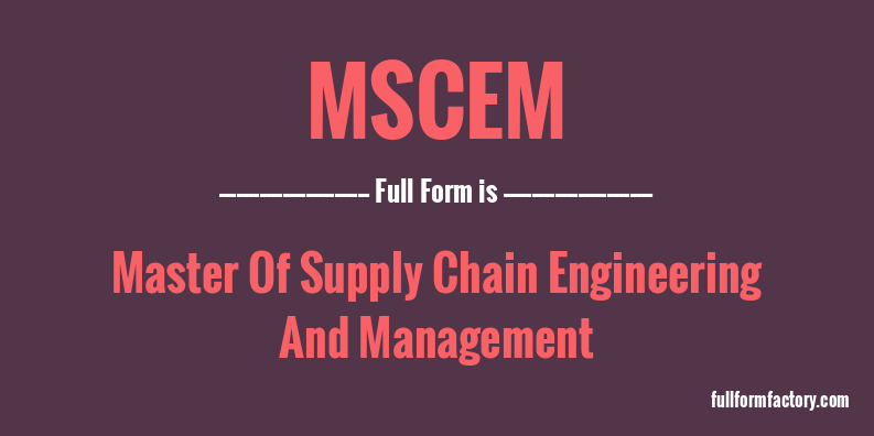 mscem-full-form