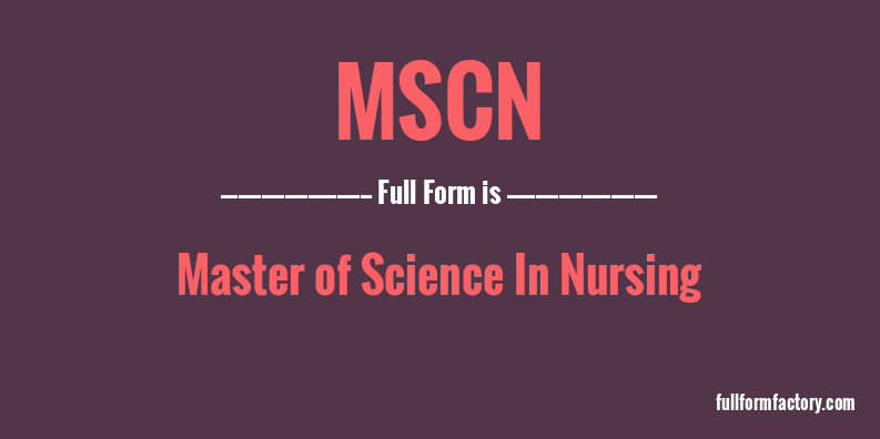 mscn-full-form