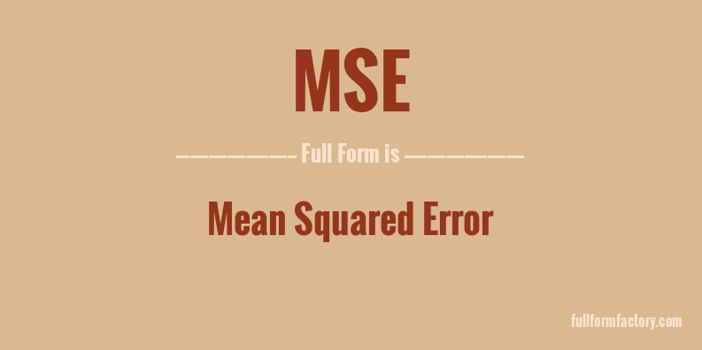 mse-full-form