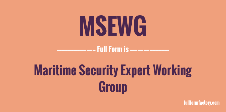 msewg-full-form