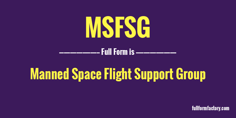 msfsg-full-form