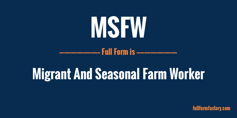 msfw-full-form