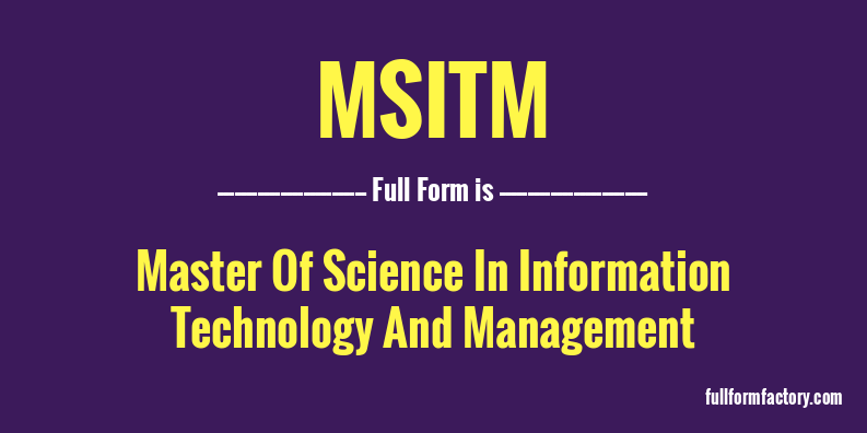 msitm-full-form