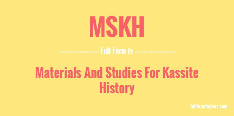 mskh-full-form