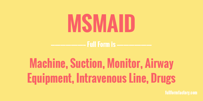 msmaid-full-form