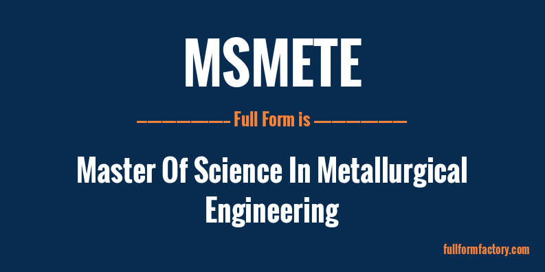 msmete-full-form