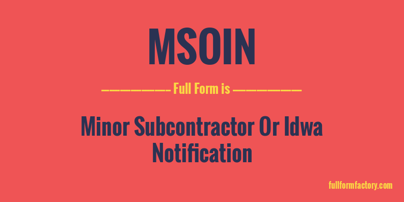msoin-full-form
