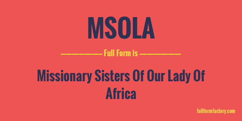 msola-full-form