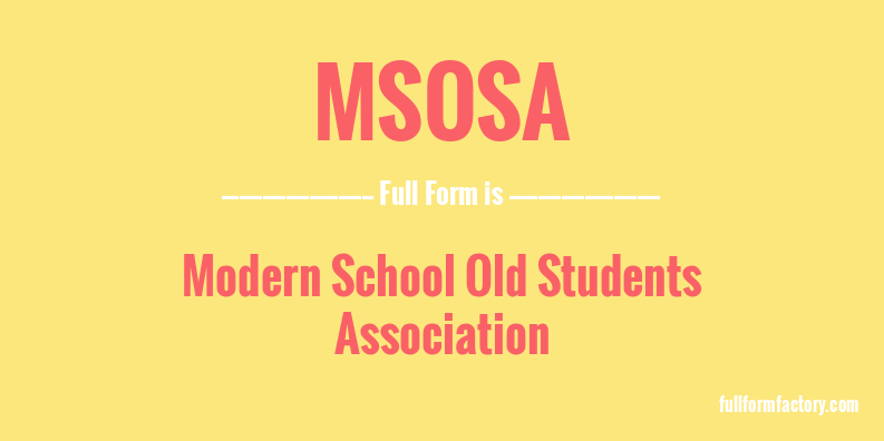 msosa-full-form