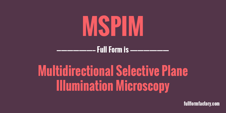 mspim-full-form