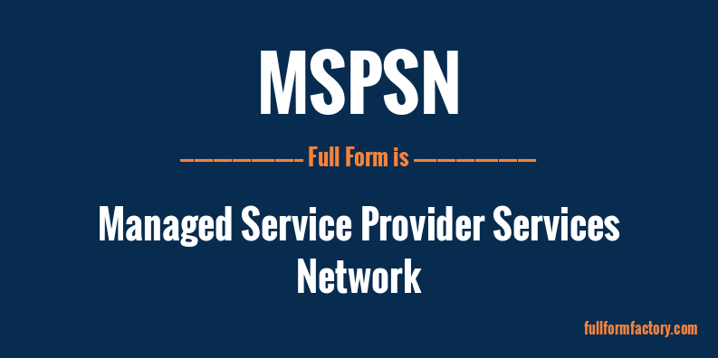 mspsn-full-form