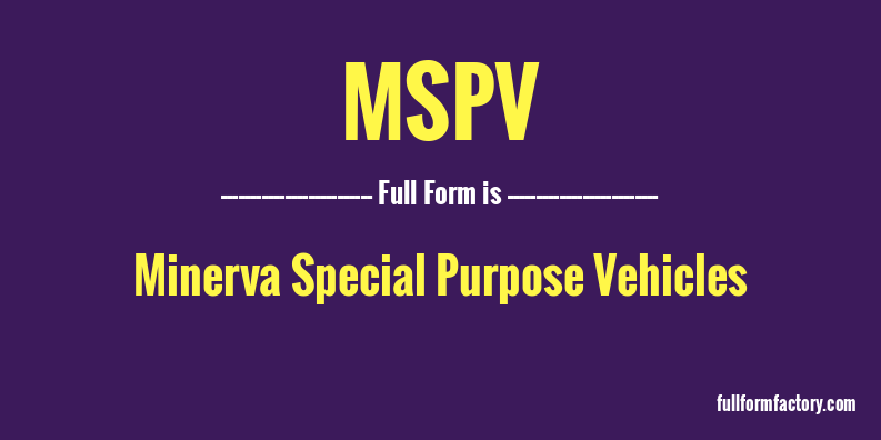 mspv-full-form