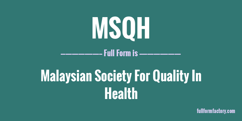 msqh-full-form