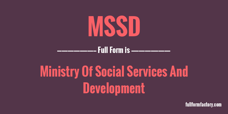 mssd-full-form