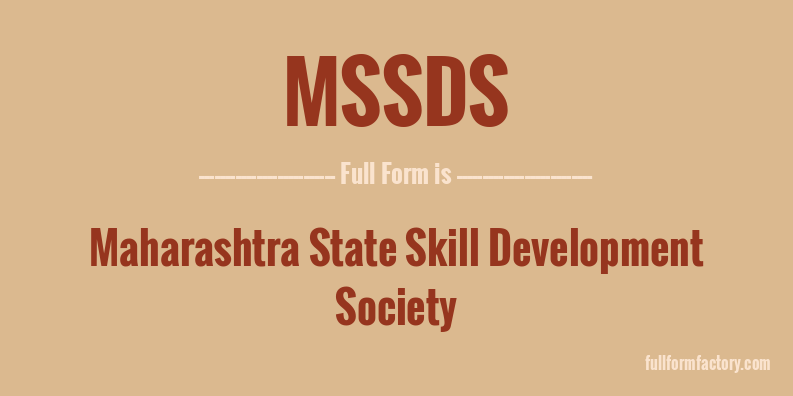 mssds-full-form