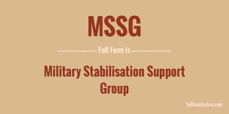 mssg-full-form
