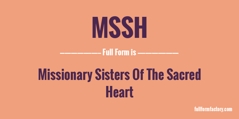 mssh-full-form