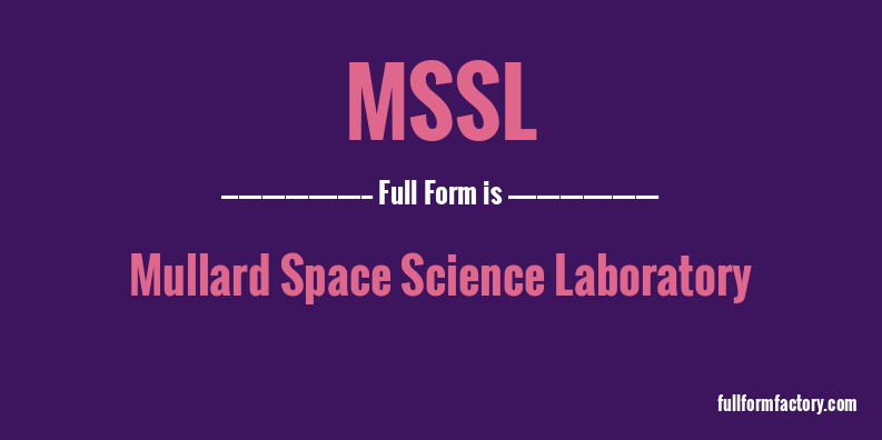 mssl-full-form