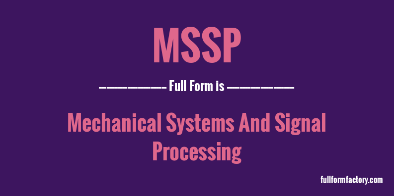 mssp-full-form