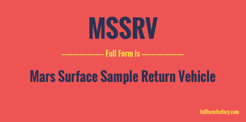 mssrv-full-form