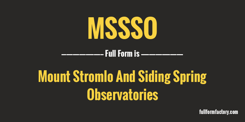 mssso-full-form