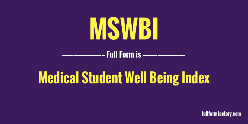 mswbi-full-form