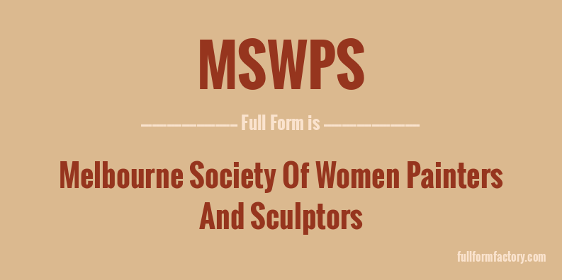 mswps-full-form