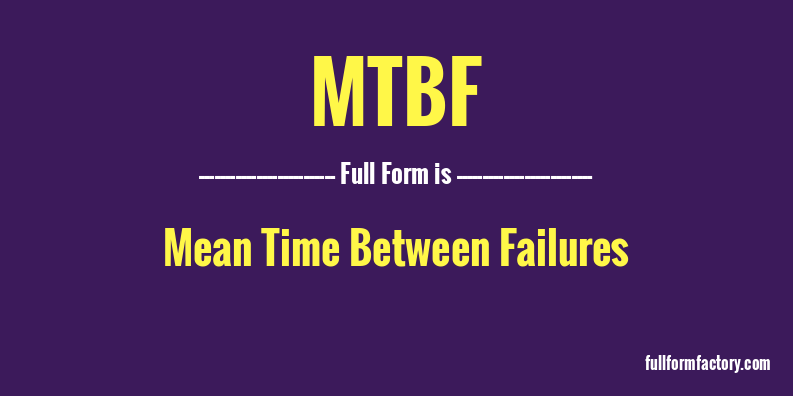mtbf-full-form